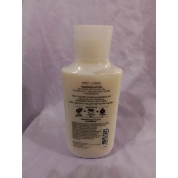 Bath & Body Works Fresh Sparkling Snow Body Lotion 8 Oz Shea Butter & Vitamin E - Picture 2 of 2